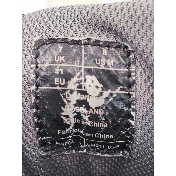 Dr. Martens Men's Roseland Black Leather Lace Up Combat Boots Size 8M US - Picture 8 of 8